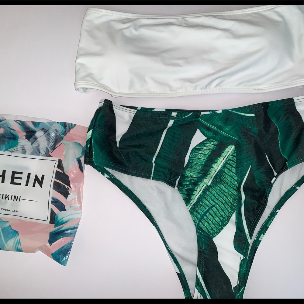 Two piece bandeau bikini